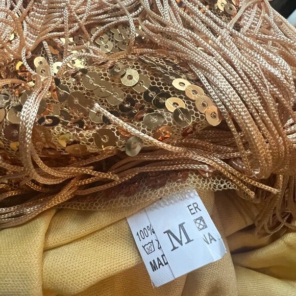 Women Sequins Fringe Dress Flapper Latin Dance Costume Size Medium - Picture 5 of 10